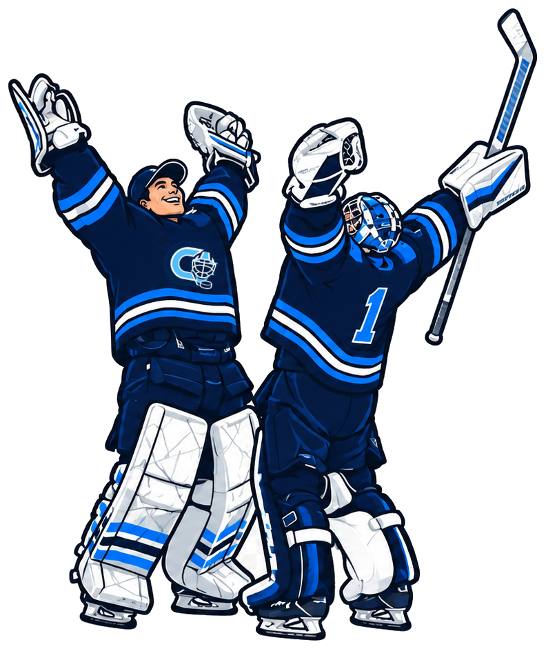CreaseCallHockey goalies celebrating